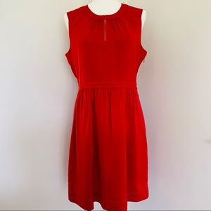 J. Crew Factory Red Sleeveless Dress